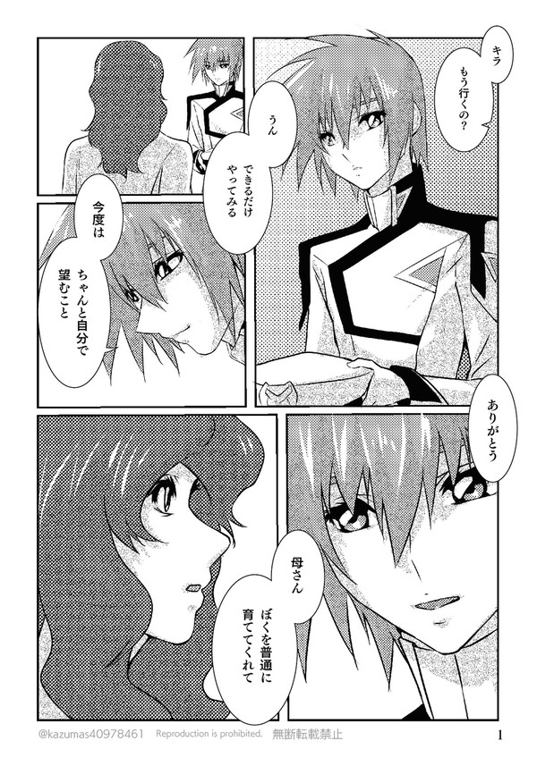 双子誕生記念漫画