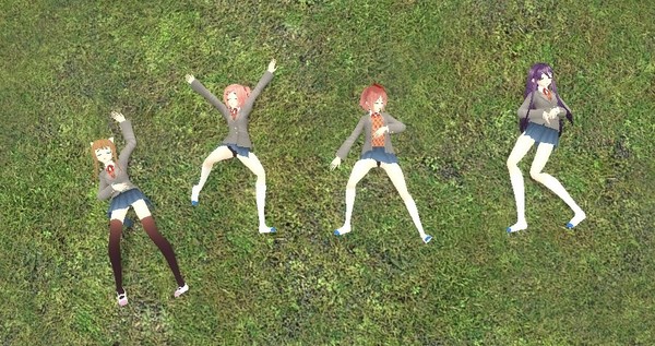 doki-doki literature club Girls