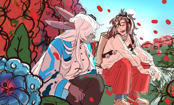 Behind The Flower Veil