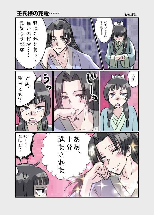 薬屋…壬氏様の充電……