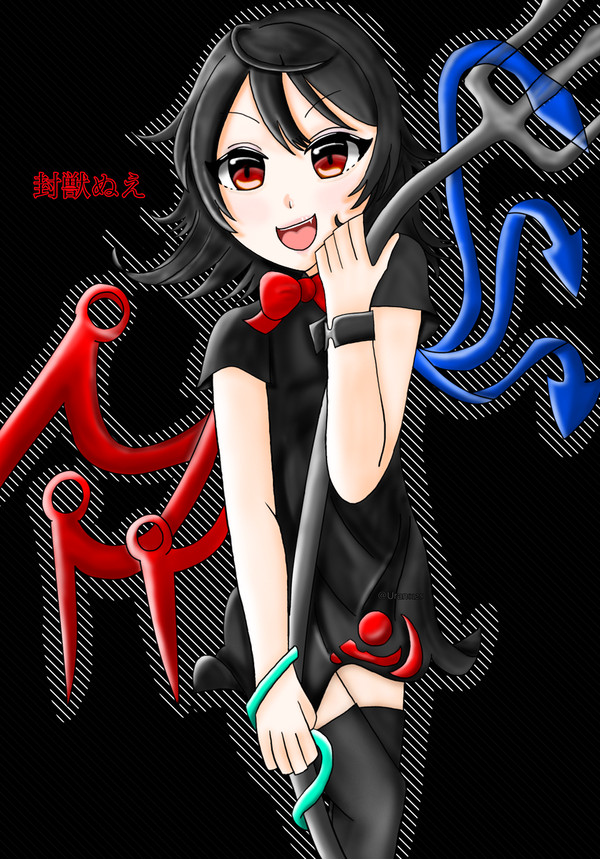 描く時間が取れなくなる前に描こうと思って描いたぬえちゃん