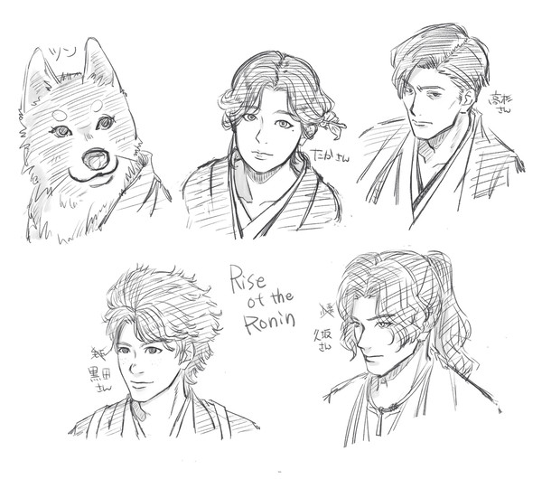ローニン、楽描き