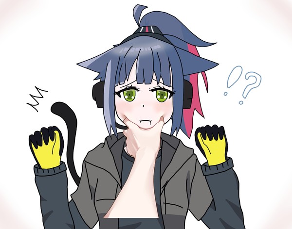 ジェシカちゃんのほっぺ鷲掴み