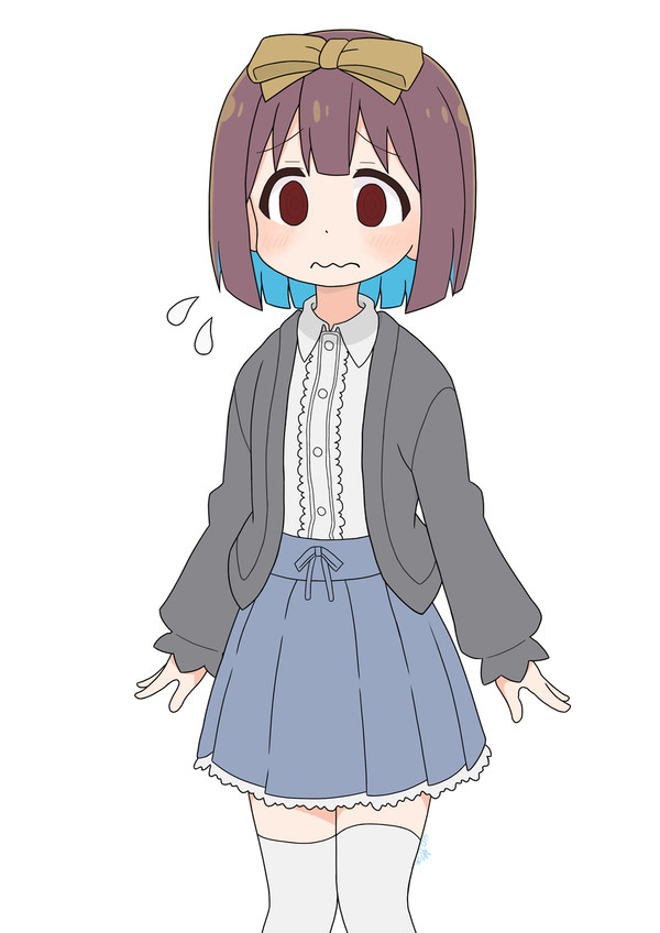 可愛い洋服着てるもみじ