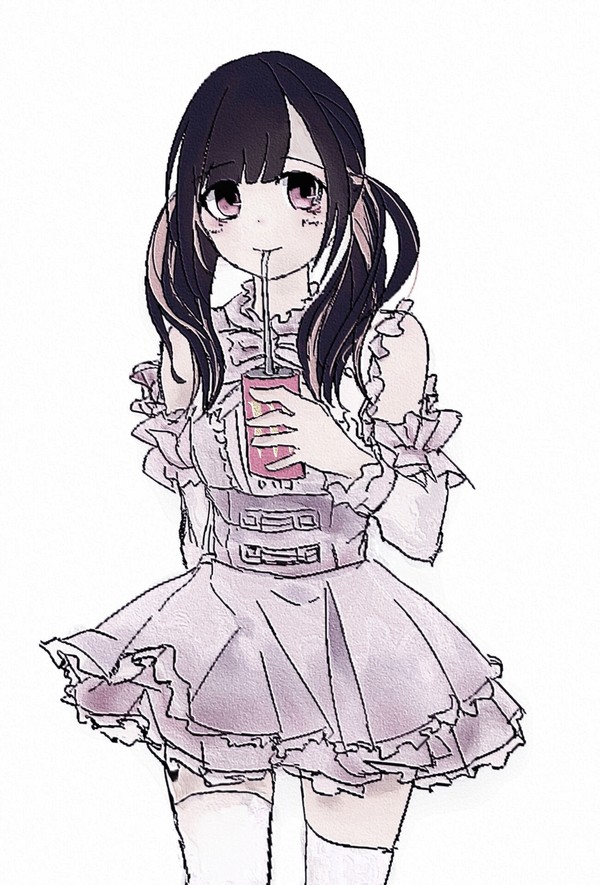 友達を描きました