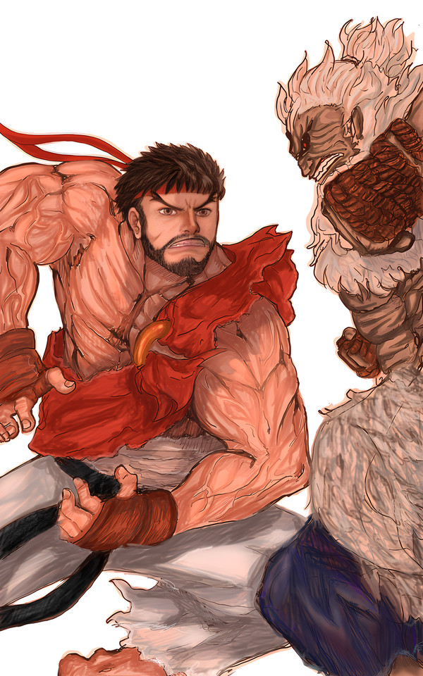 Ryu v Akuma