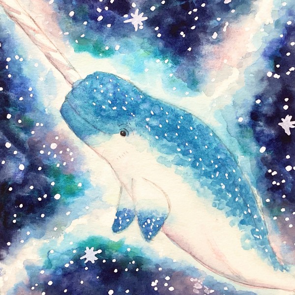 星の海と青イッカク