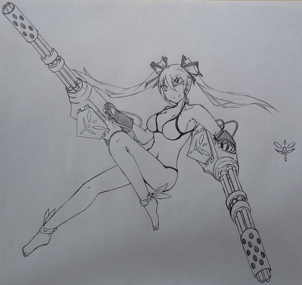 昔描いたキャラをかいたよ。