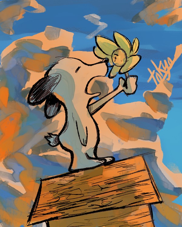 snoopy fanart!!