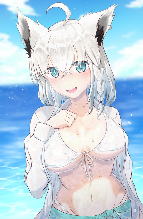真夏を先取り! 白上フブキ!