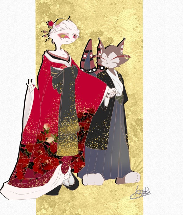 ハスエン(花魁道中)
