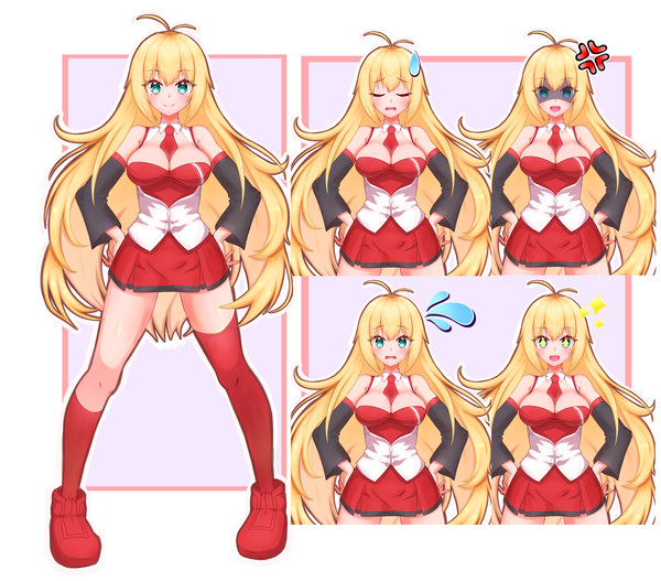 立ち絵風　弦巻マキと結月ゆかり