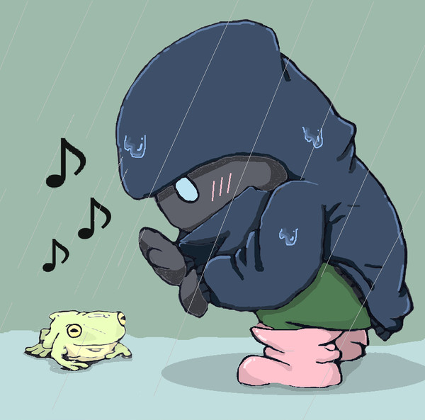 カエルとぼく