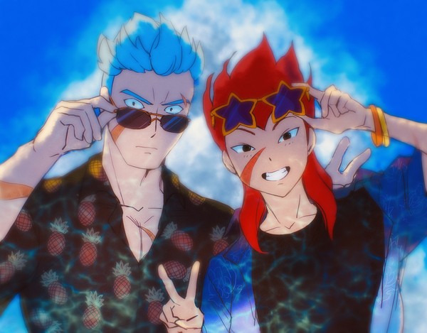 傷とグラサンとアロハ