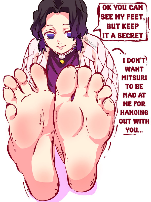 shinobu showing you her feet - 1/1