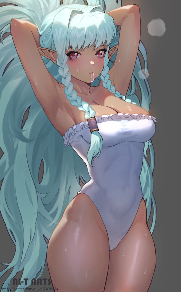 すみません、髪を結んでいただけませんか?