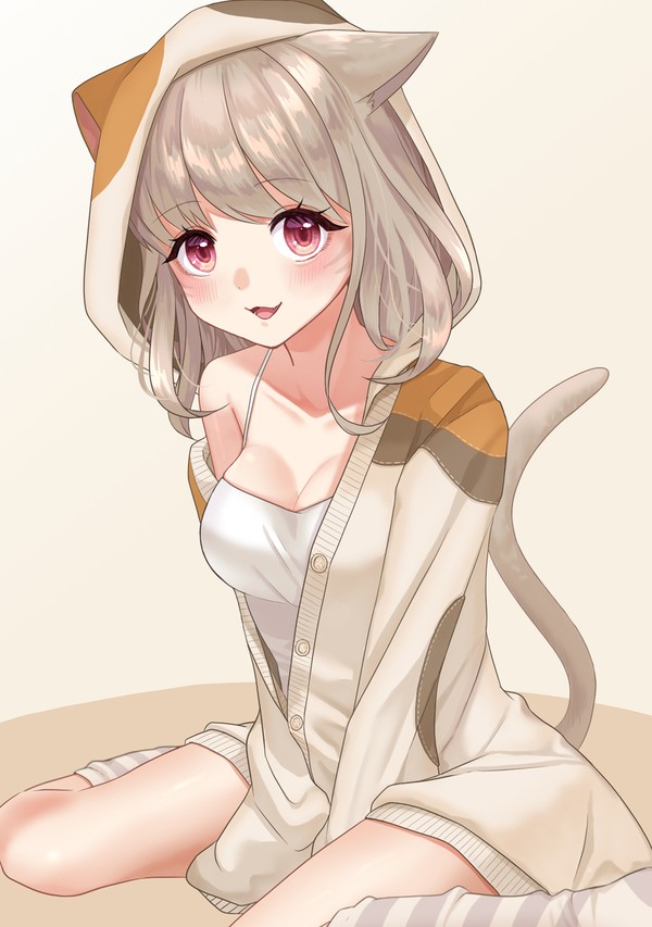 ミコッテちゃんが期待した顔でこちらを見ている…！