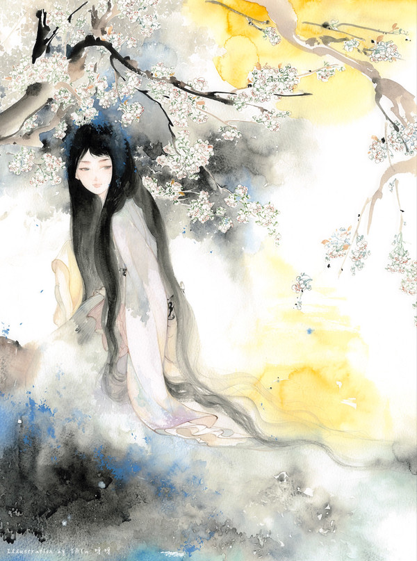 moon pear flower