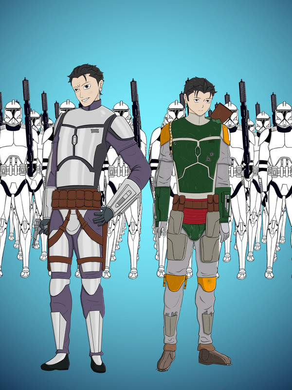 K&S Natsuki as Jango and Boba V2