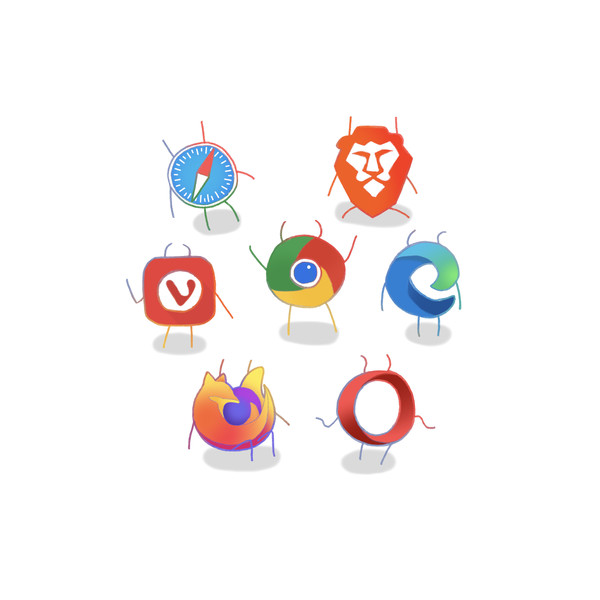 Chromeとお友達 #そういう生き物ちゃん