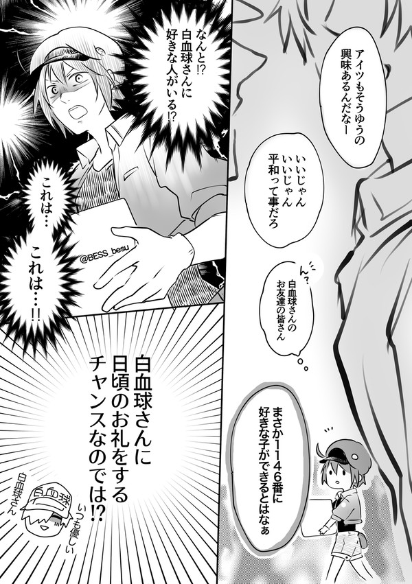 白の恋を応援したい赤ちゃん(白赤)