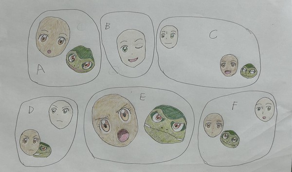 オーベムマスクの中の表情は?