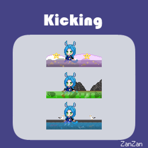 Kicking / 踢腿腿小人