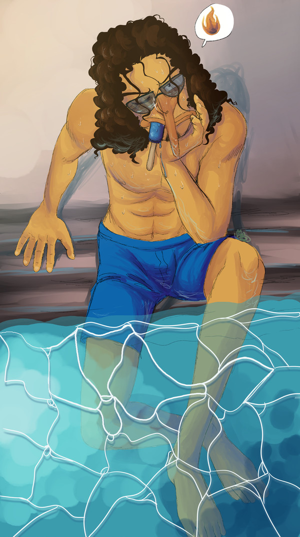 its too hot outside!