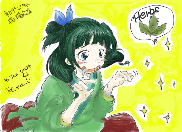 猫猫描いてみた