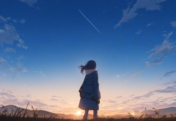 黄昏の旅人