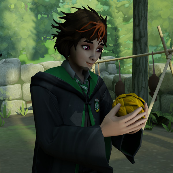 Merula and a puffskein
