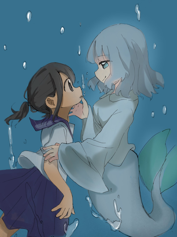 海の中の少女たち