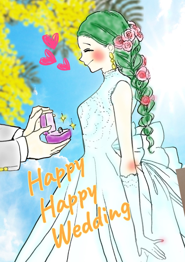 【サンプル】Happy Happy Wedding【相梅雨小説】