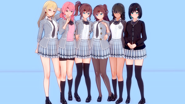 【キャラ配布】JKシリーズ(過去キャラリメイク含む)