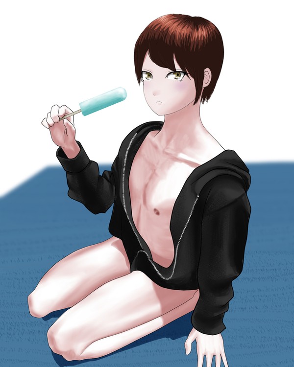 確かに暑いし男同士だ、でもその恰好はないだろ