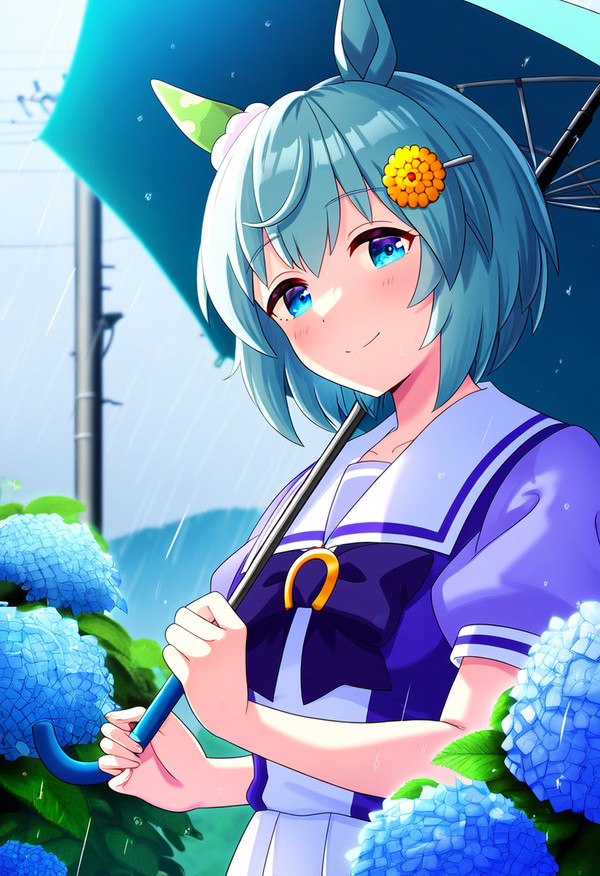梅雨時期の通学