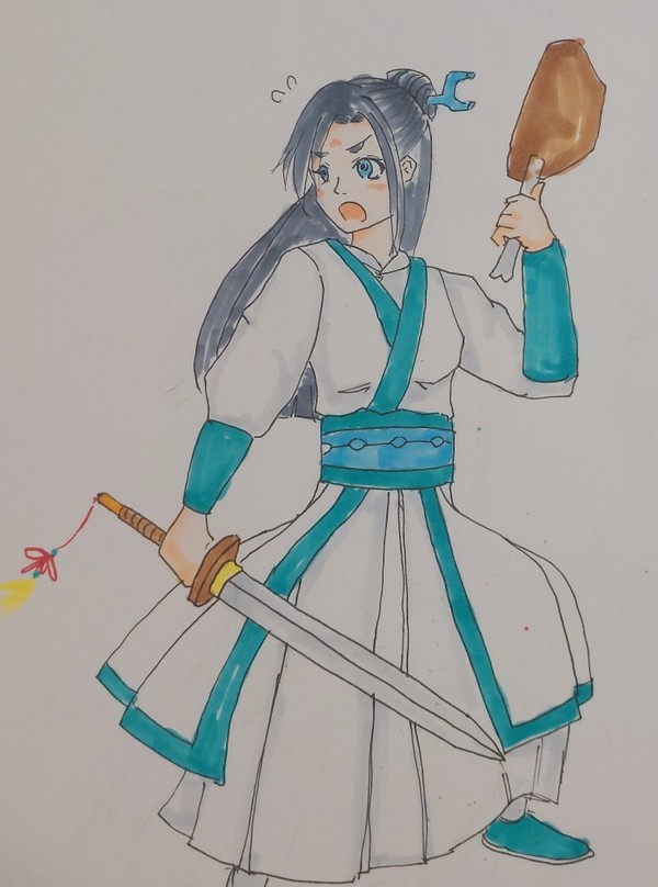 雞腿二刀流