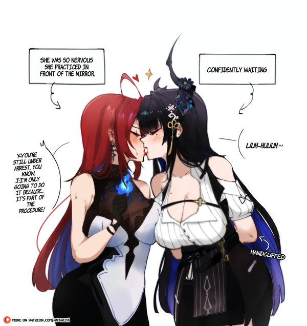 They're enemies 🖤❤️