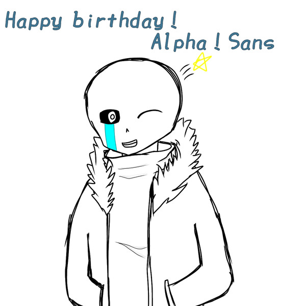 Alpha!Sansお誕生日おめでとう!