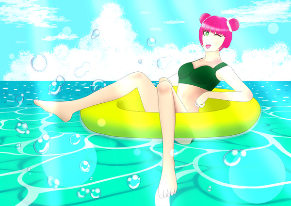 真夏の海