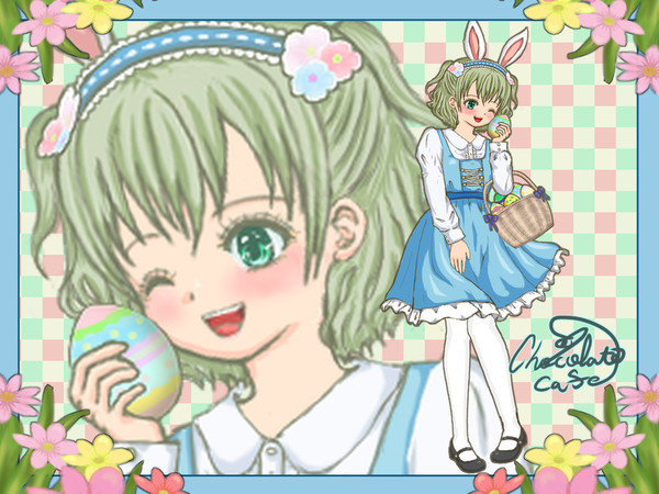 今年のイースター絵