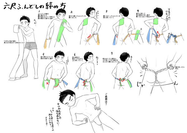 ふんどしの締め方
