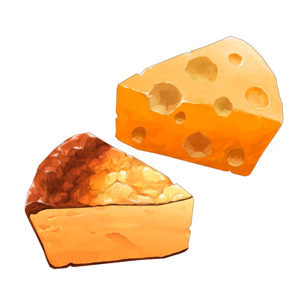 cheese and cheese cake