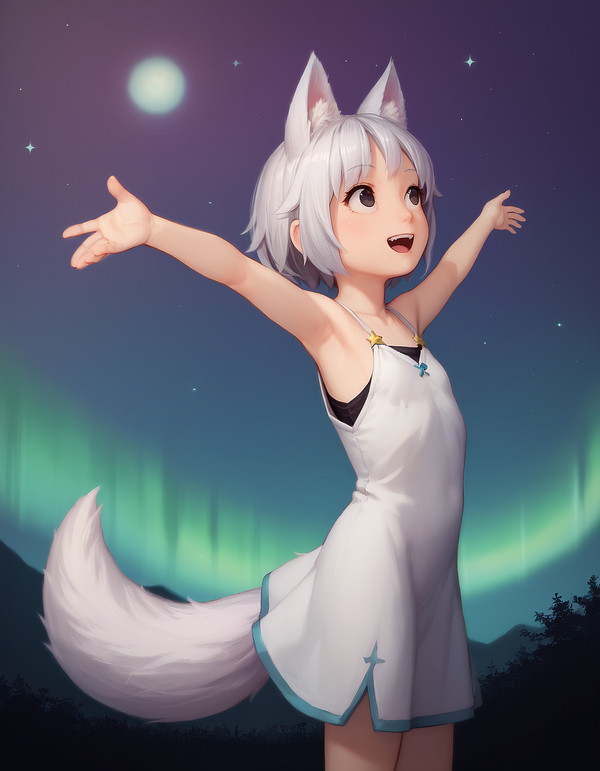Eliska and the Northern Lights