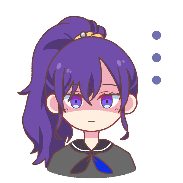 スタンプ風まふゆちゃん