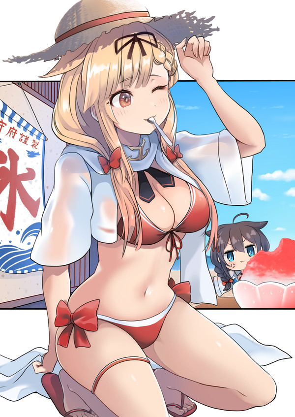 夕立（時雨モデル水着