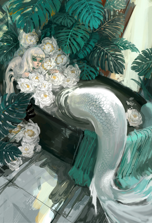 朝の人魚