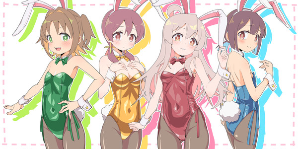 バニーガール仲良し4人組🐰