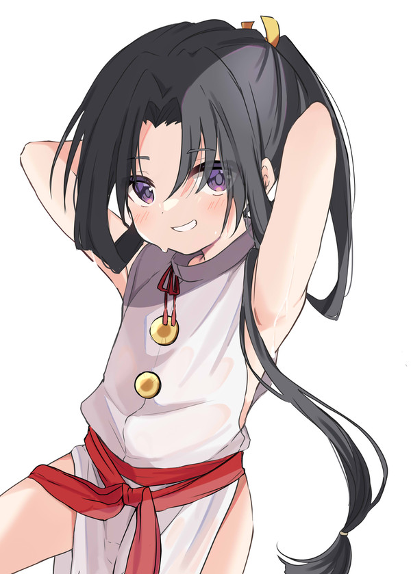 若君と水浴び
