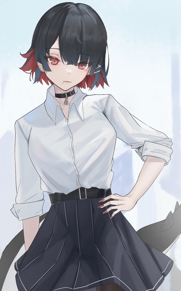 画了鲨鱼妹